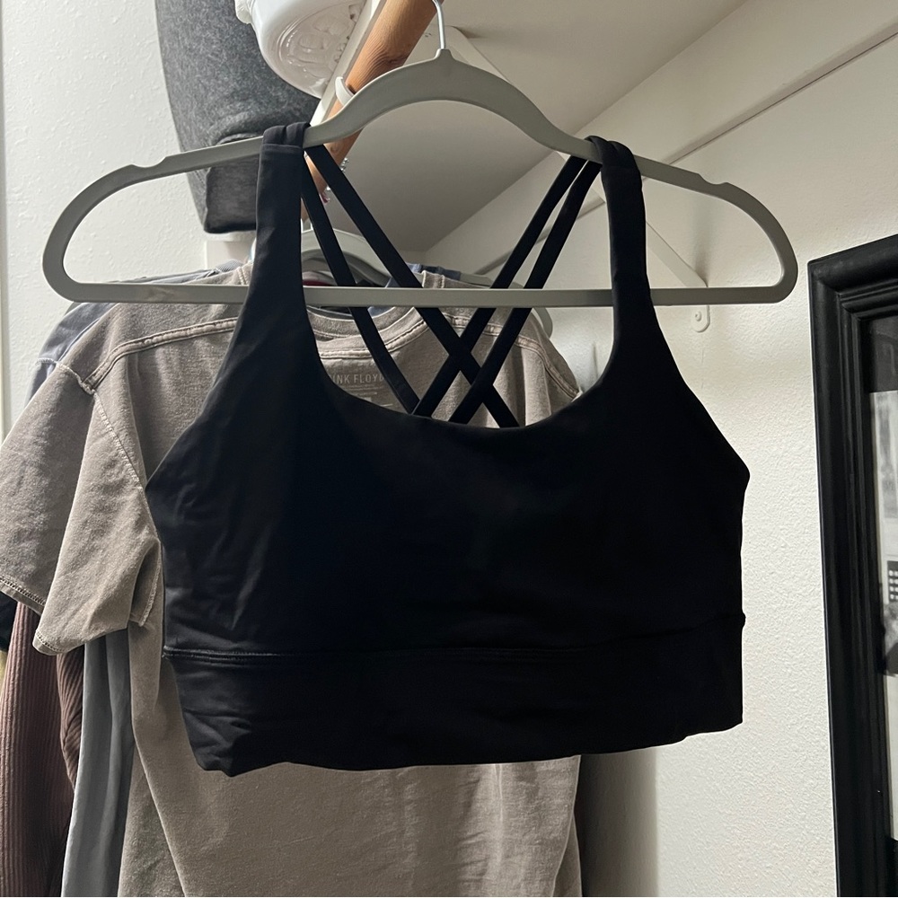 lululemon longline energy bra size 10